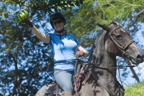 randonnée équestre au Costa Rica