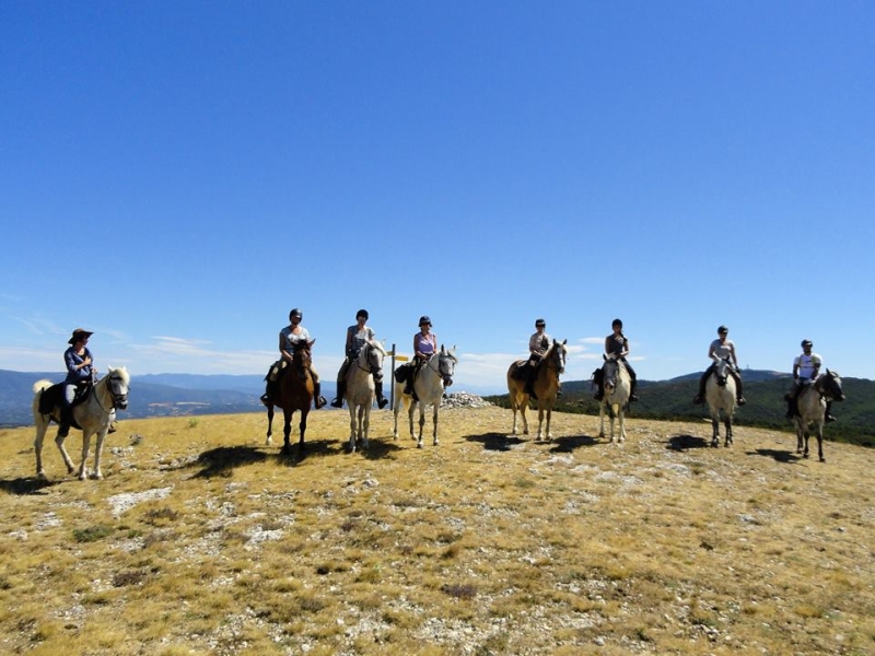 week end à cheval dans le Vaucluse