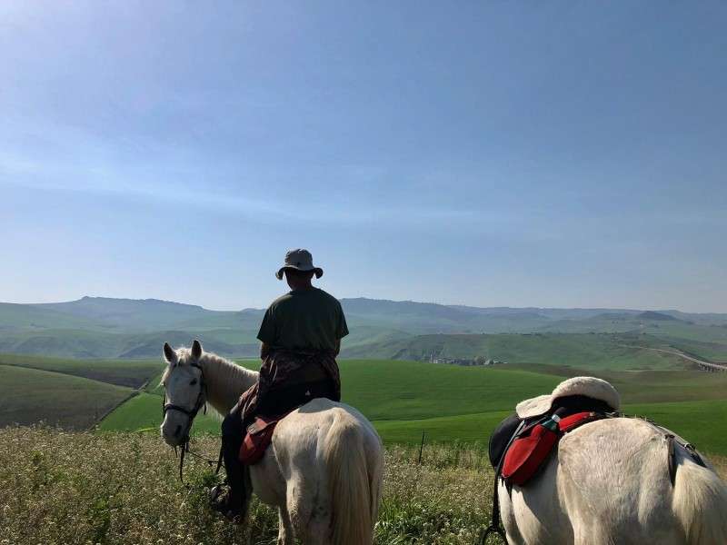 vacances à cheval semaine Sicile