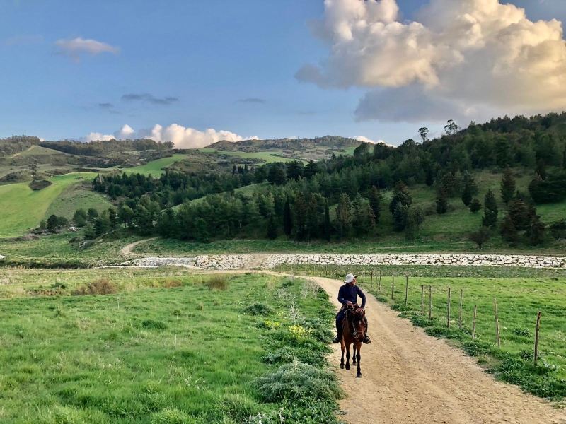 semaine à cheval en Sicile