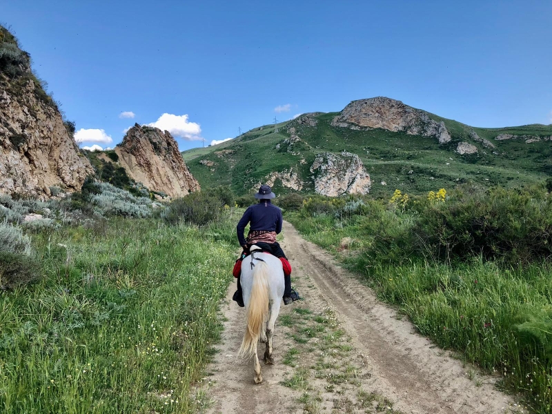 rando cheval itinérante Sicile