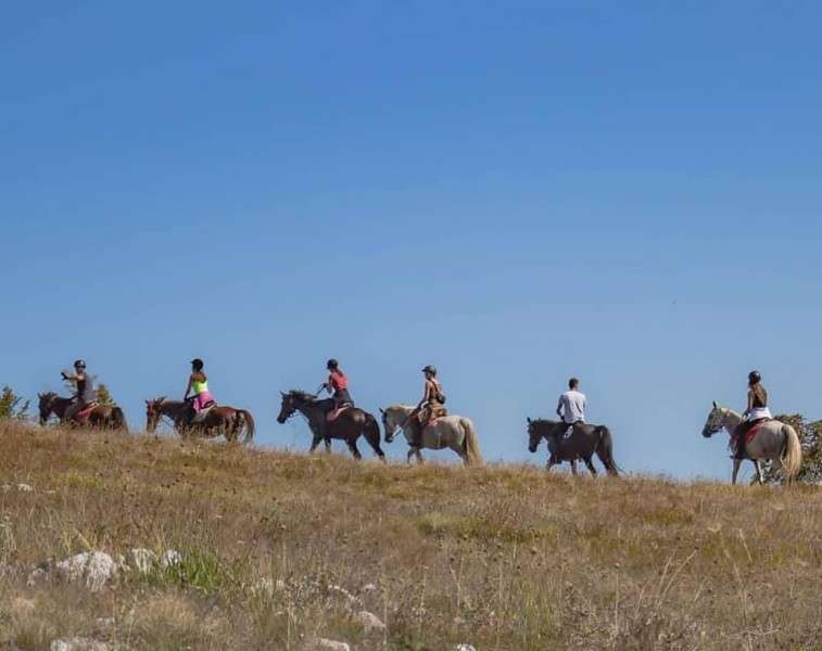 rando à cheval en Croatie
