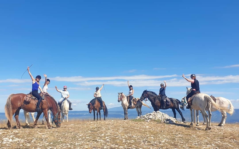 vacances à cheval Luberon