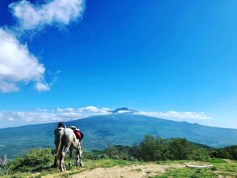 Sicile rando a cheval