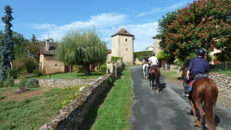 rando a cheval Perigord