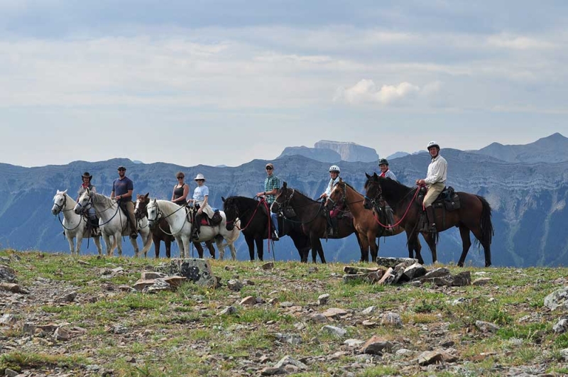 rando à cheval Canada