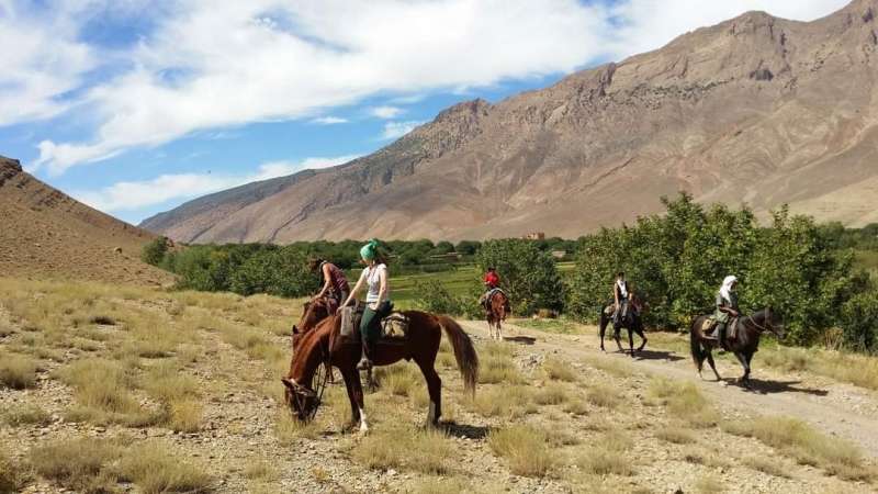 randonnee equestre au Maroc