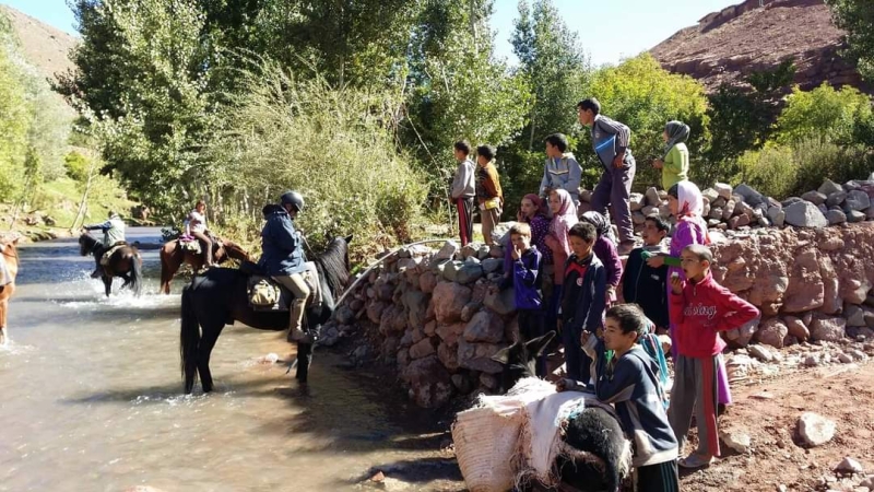 a cheval au Maroc