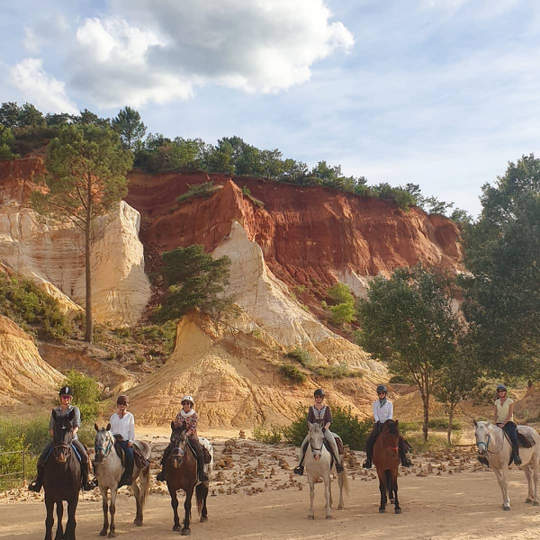 voyage à cheval en Provence