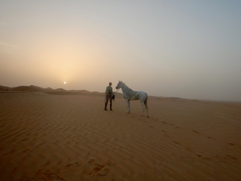 Oman randonnée équestre