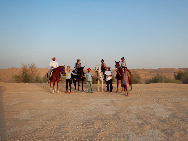 rando à cheval Oman