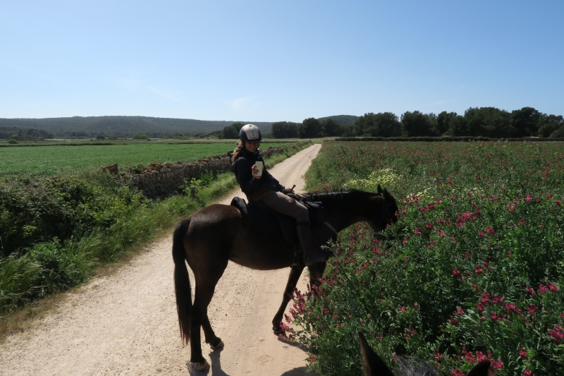 voyage à cheval à Minorque