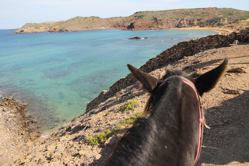 trek à cheval à Minorque