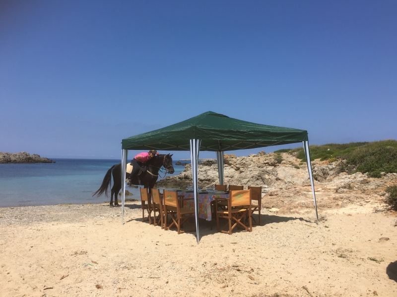 tour de Minorque à cheval