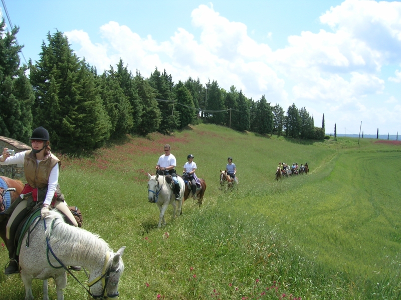 randonnée à cheval Toscane