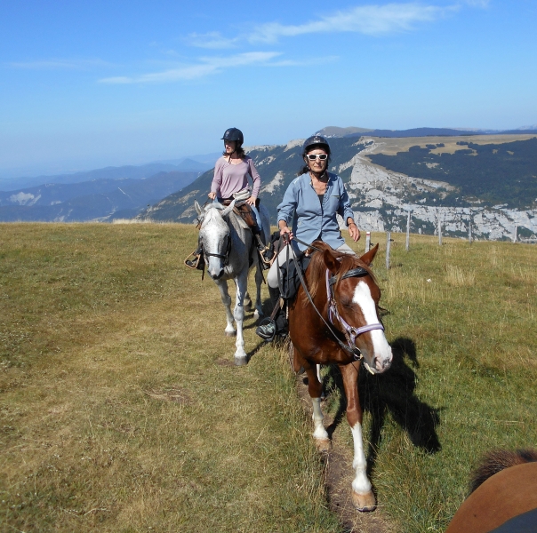 semaine à cheval dans le Vercors