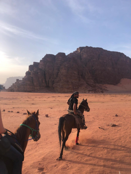 raid a cheval en Jordanie