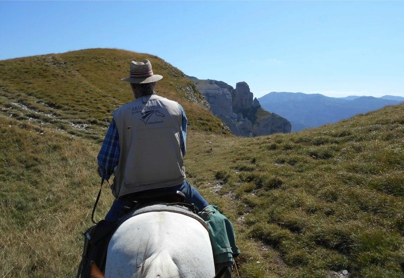 rando cheval Vercors