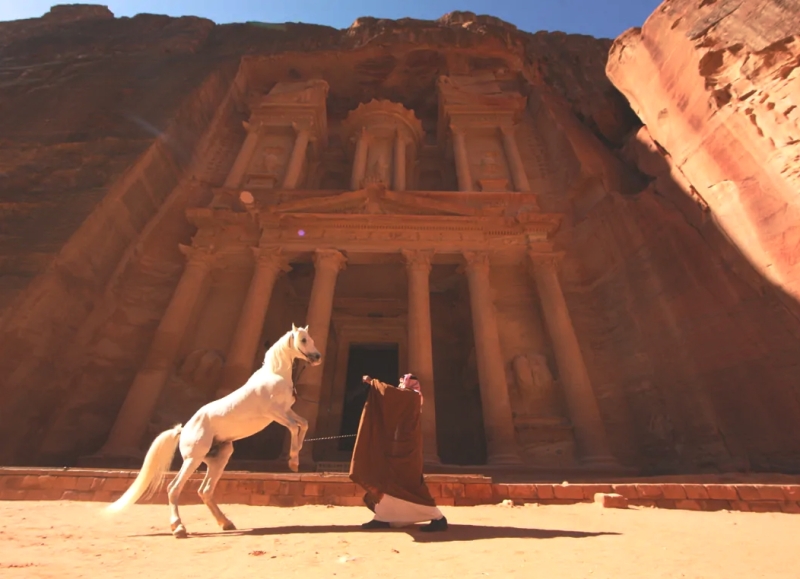 trek a cheval Jordanie