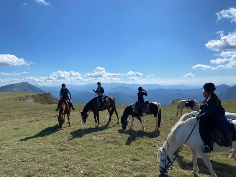 rando à cheval dans le Vercors