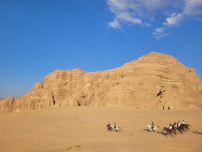 rando a cheval Jordanie