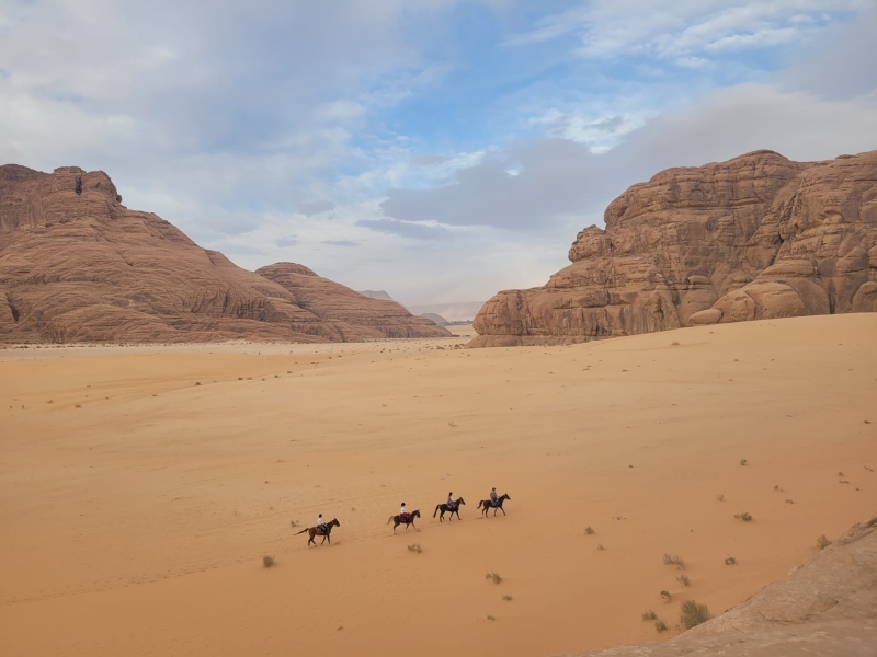 a cheval en Jordanie