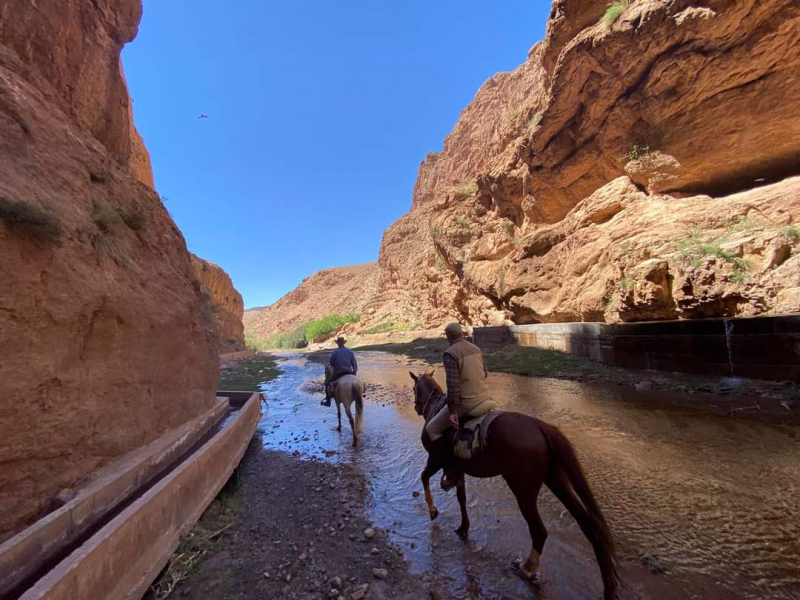 rando a cheval semaine Maroc