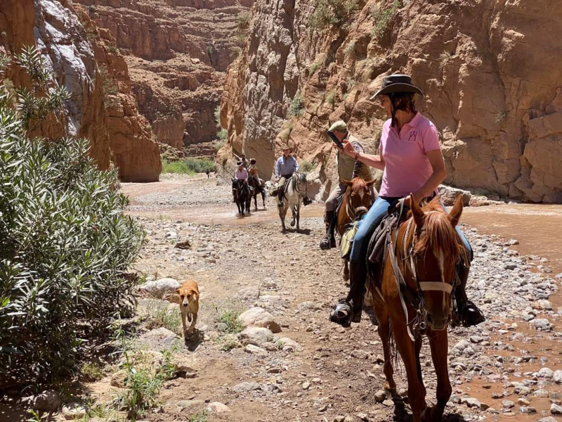 semaine rando à cheval Maroc