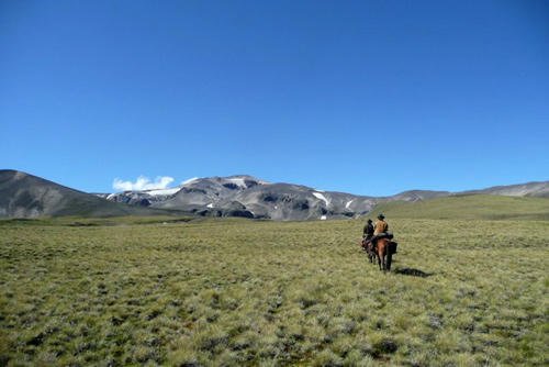 rando à cheval dans les Andes