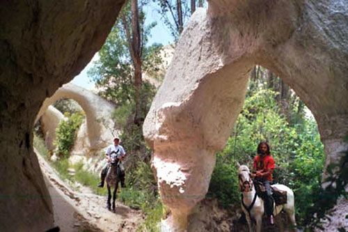 a cheval en Cappadoce