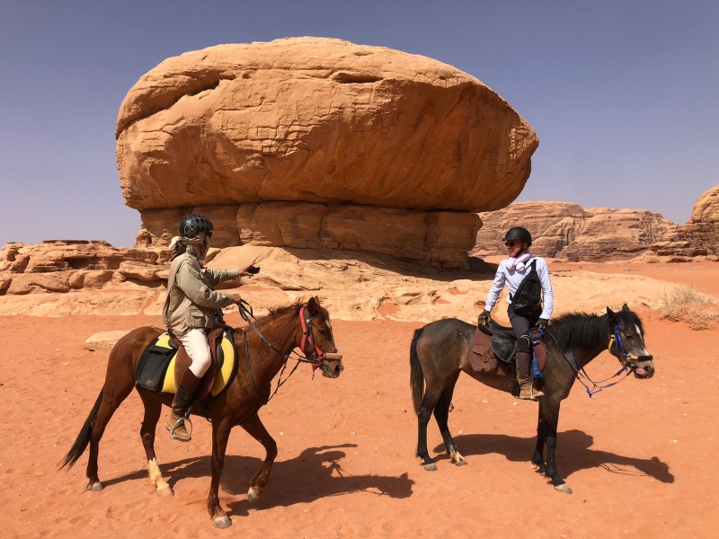 rando cheval en Jordanie