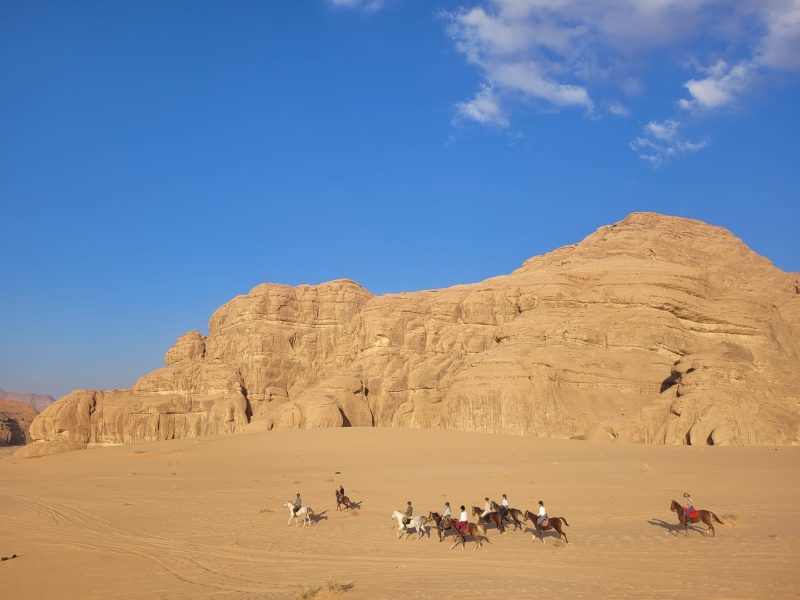 semaine trek a cheval Jordanie