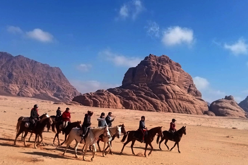 rando à cheval en Jordanie