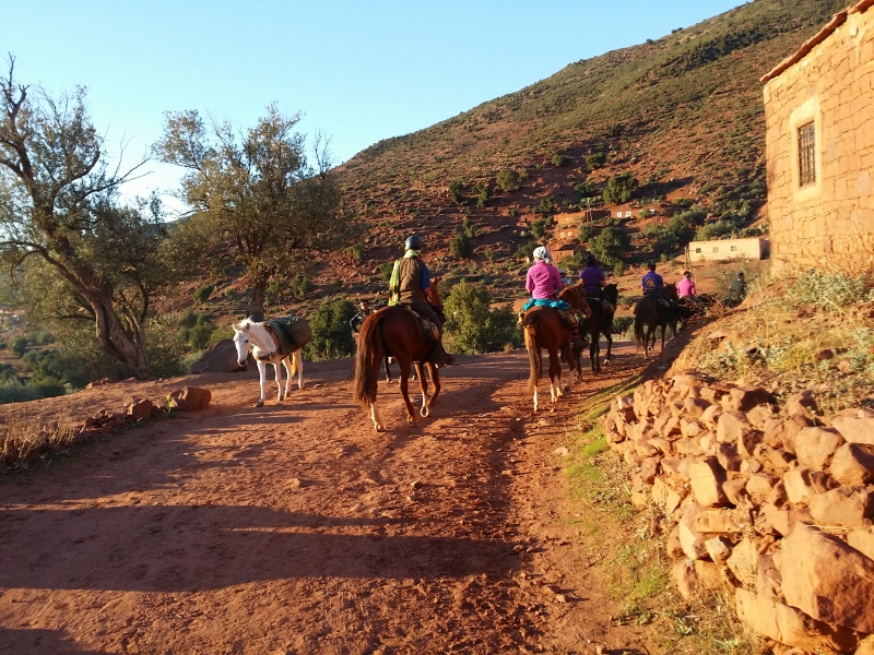 a cheval au Maroc