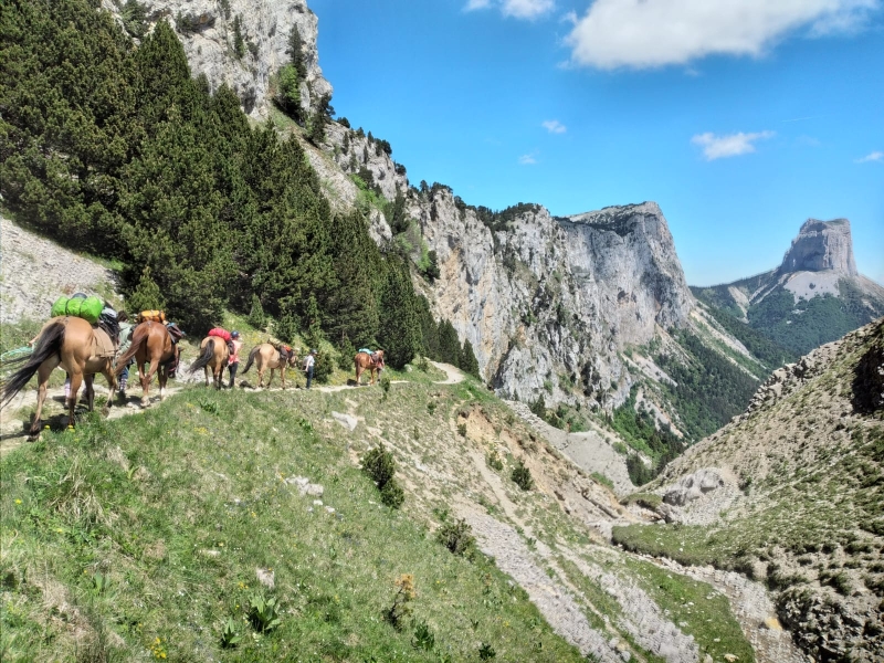 randonnée à cheval Vercors