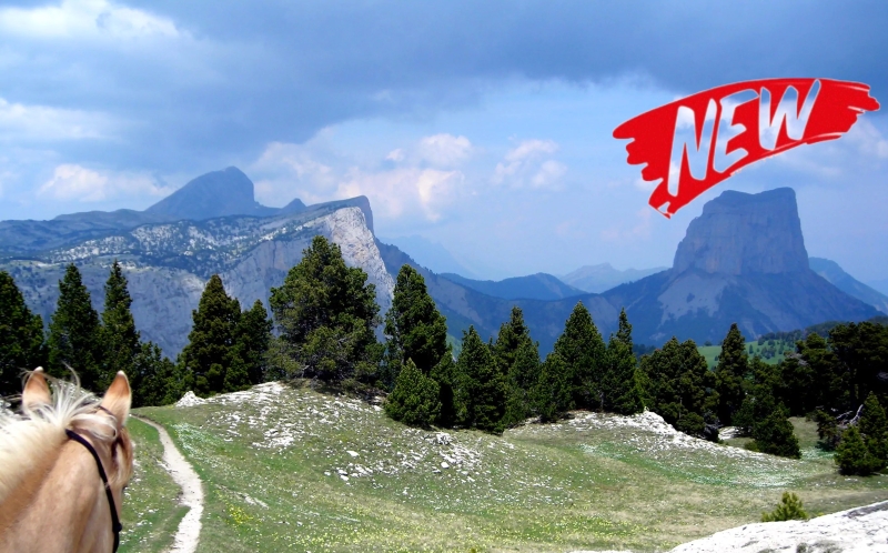 rando cheval Vercors