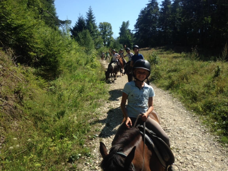 semaine à cheval ado Vercors