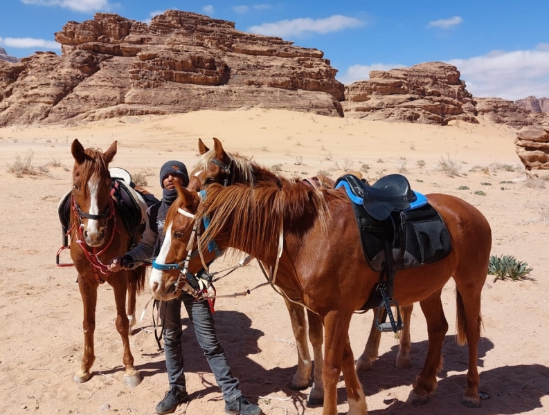 rando a cheval Jordanie