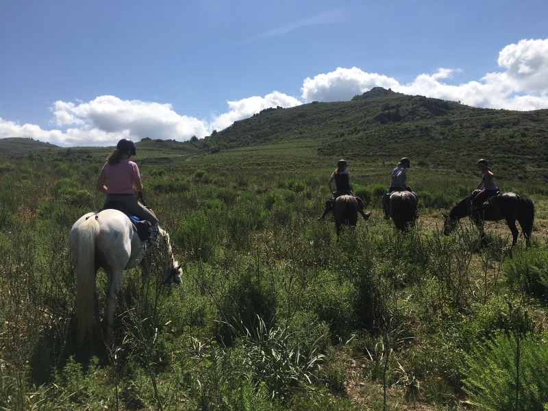 semaine rando à cheval en Corse