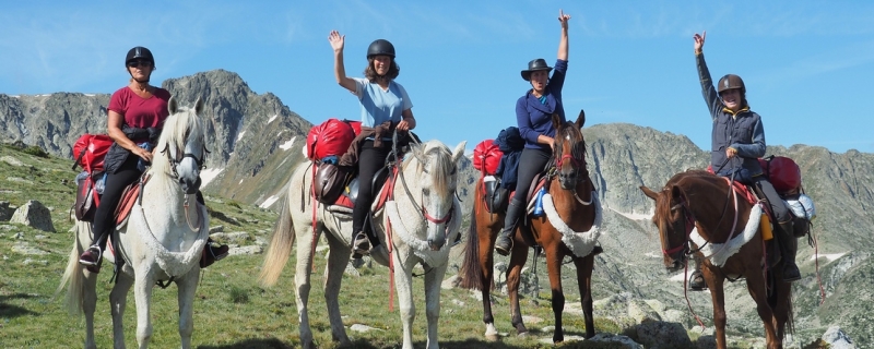 randonnée cheval Pyrénées