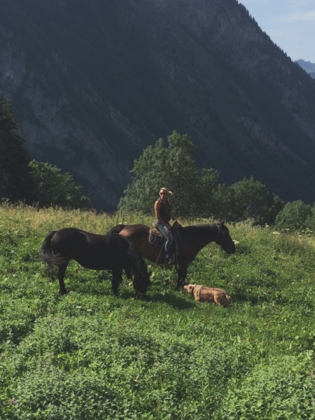 Semaine rando Haute Savoie à cheval