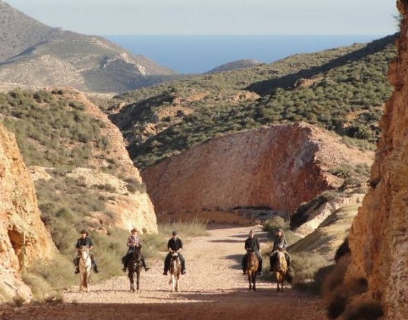 randonnée à cheval Espagne en Andalousie