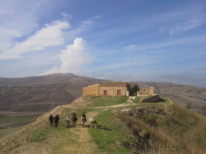 rando a cheval en Sicile