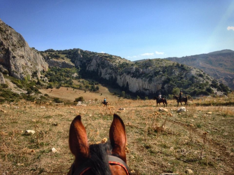 randonnnee equestre sicile