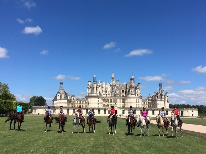 randonnee a cheval chateaux de la loire