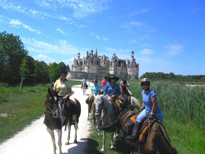 voyage equestre chateaux de la loire