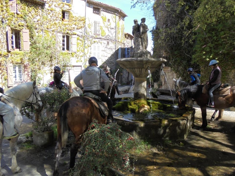 Centres équestres du Vaucluse - Visite à cheval