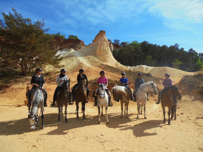 randonnee equestre Luberon