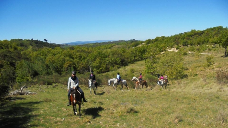 semaine randonnee a cheval Vaucluse