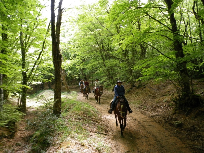 vacances à cheval en Italie